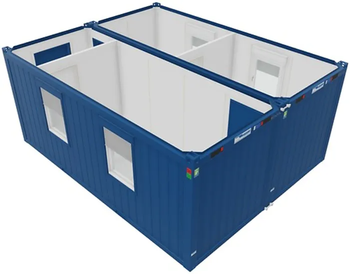 Modul Container + Container Birou Sanitar